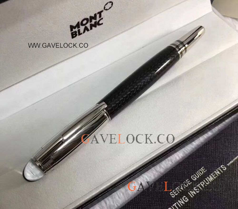 AAA Replica Mont blanc Pens Starwalker Ultimate Carbon Rollerball Pen
